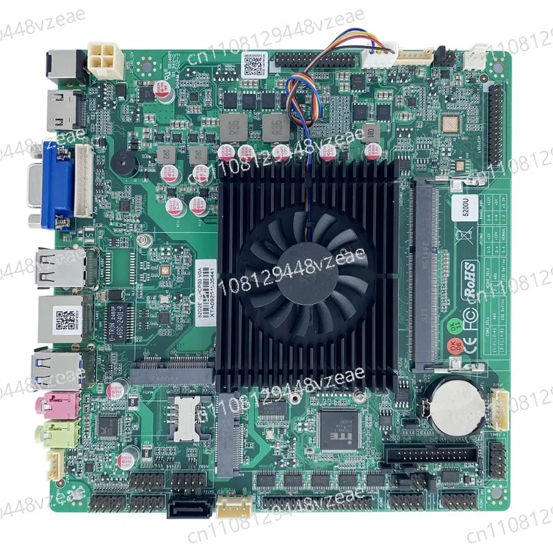 

Подходит для промышленных систем управления ITX, интегрированная материнская плата для кассового аппарата с 2EDP/LVDS, I5-5200U, с функцией выдачи номерков для очереди.