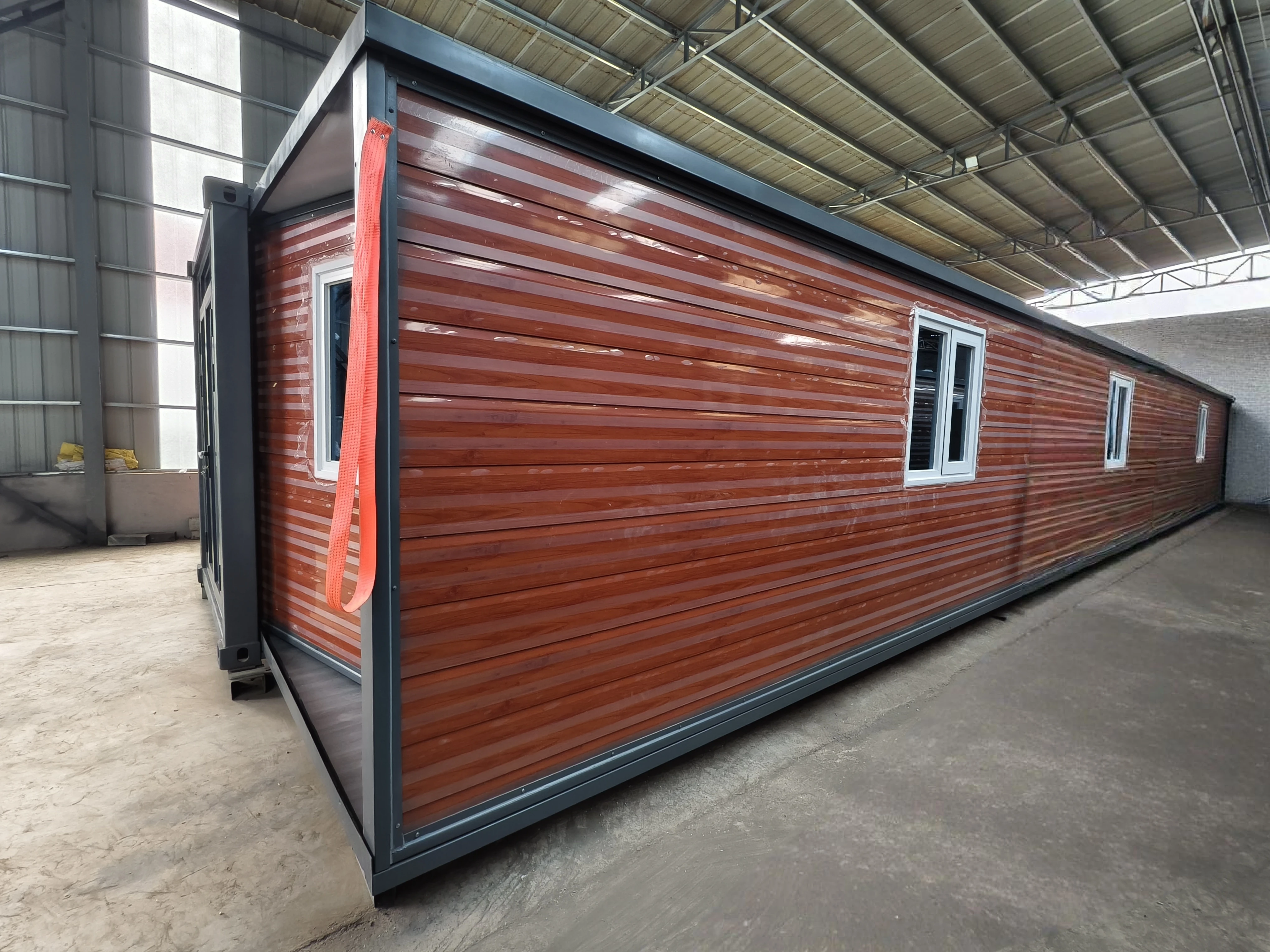 GW-40E 40Ft 30ft 20Ft Ready Made Light Steel Pre-Fabricated Modern Villa 2-4 Bedroom Expandable Container House