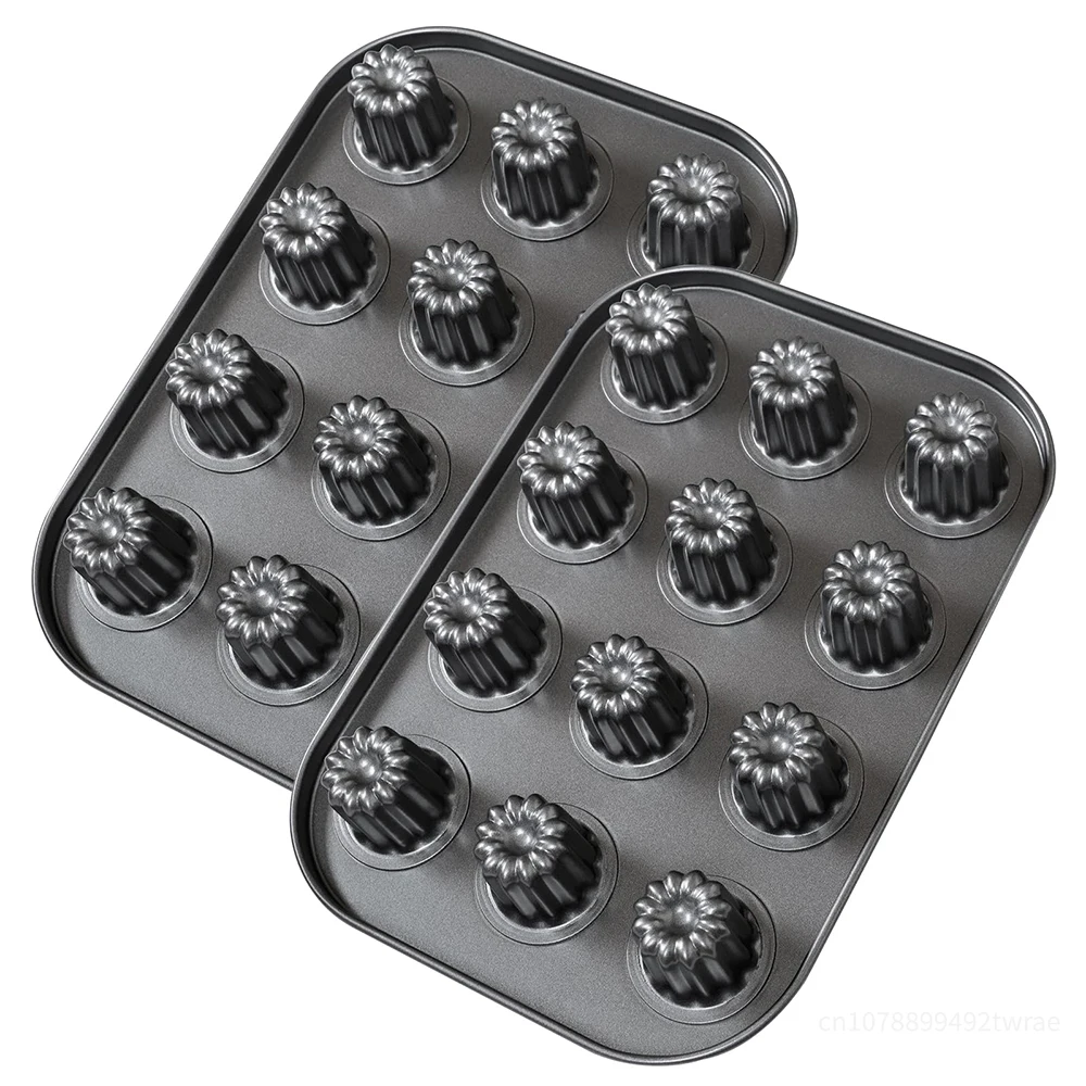 

Canele Mold Non-Stick Canele Pan Carbon Steel Mini Fluted Cake Pan French Cake Mold Muffin Cupcake Molds Baking Tools