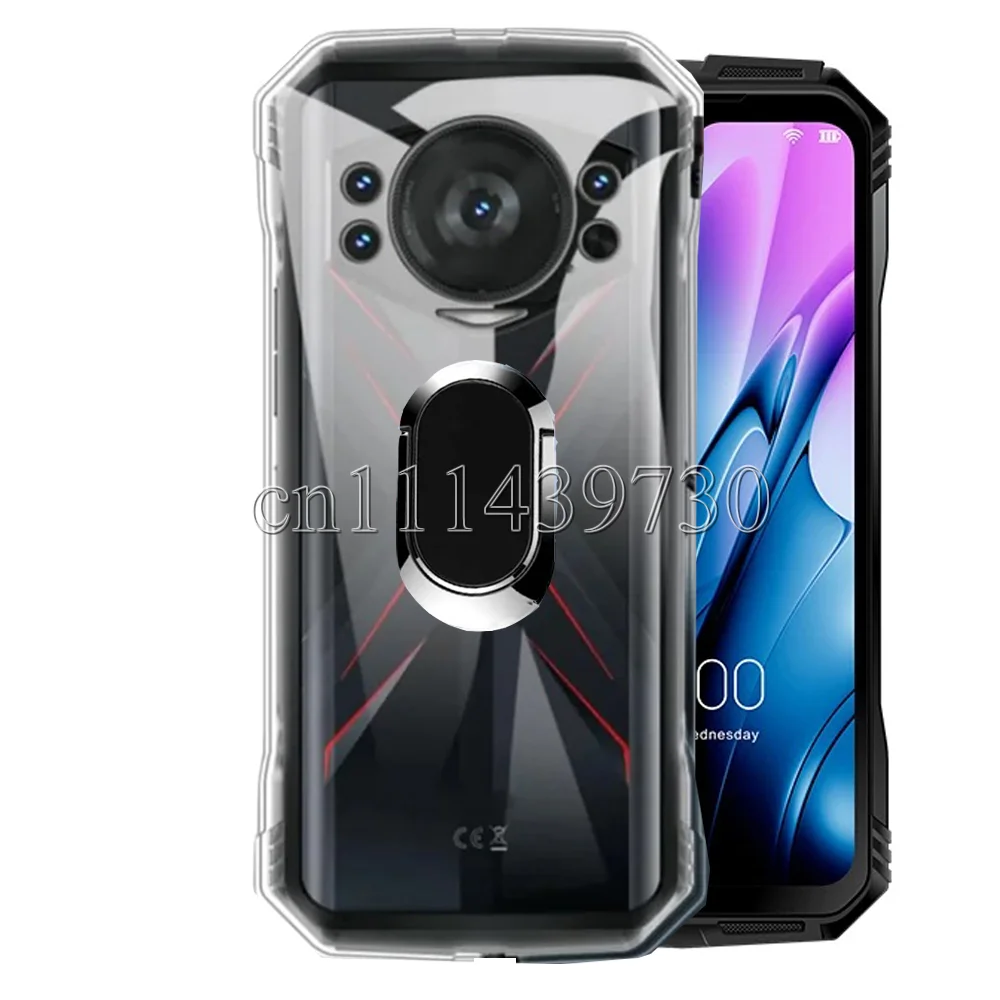 

Shockproof Ring Holder For Doogee S118 Case Soft Silicone TPU Protective Holder Bracket Cover For Doogee S118