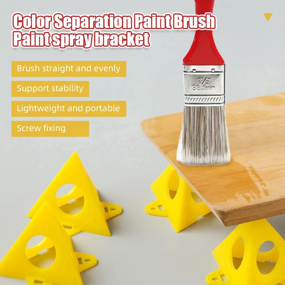 Multifunctional Edger Paint Brush Clean Pyramid Triangle Paint Pads Cut Profesional Latex Tool for Home Wall Corner Paint Tools