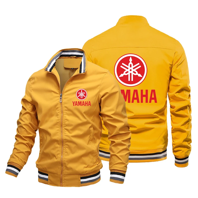 Yamaha Men\'s Clothing Motorcycle Jacket Casual Fashion Sportswear Biker Racer Jacket Yamaha Racing Team Custom Jacket Coat S-5XL