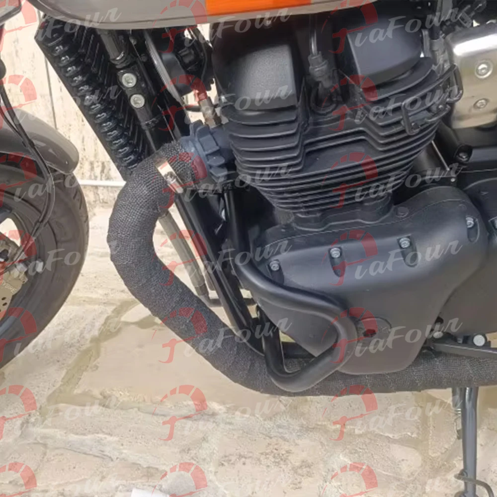 

Front Lower Crash Bar Guard Engine Protection Bumper For INTERCEPTOR 650 2018-2023 CONTINENTAL 650 GT 650 2019-2023