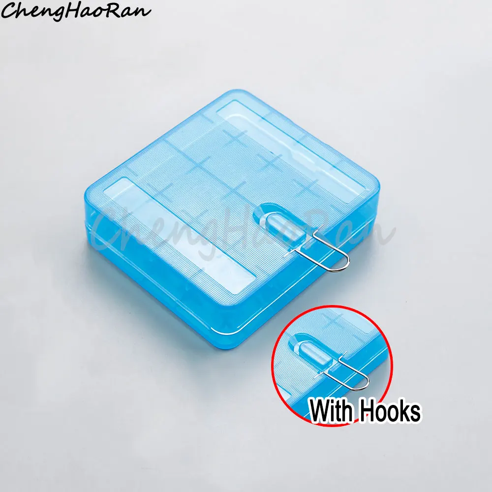 1 Piece Colorful Plastic Battery Box For 4 sections 18650 batteries or 8 sections 16340 Batteries Box Thicken Protect Box