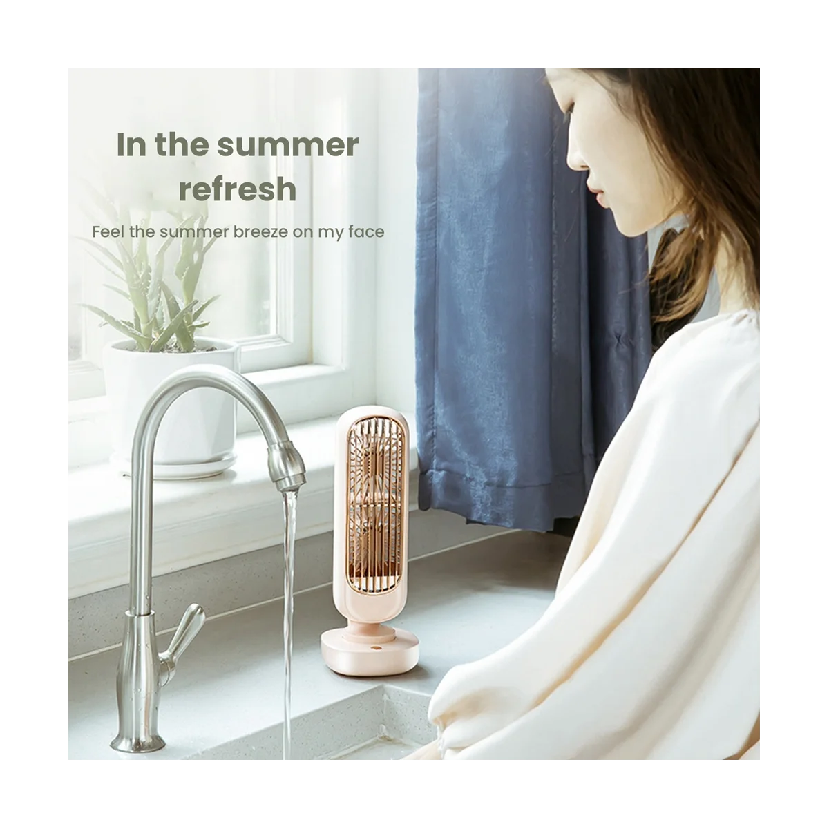 حامل جديد مروحة USB صغيرة بطارية قابلة للشحن برج مروحة الطاولة نوع C المحمولة سطح المكتب مبرد الهواء دراسة التخييم 1