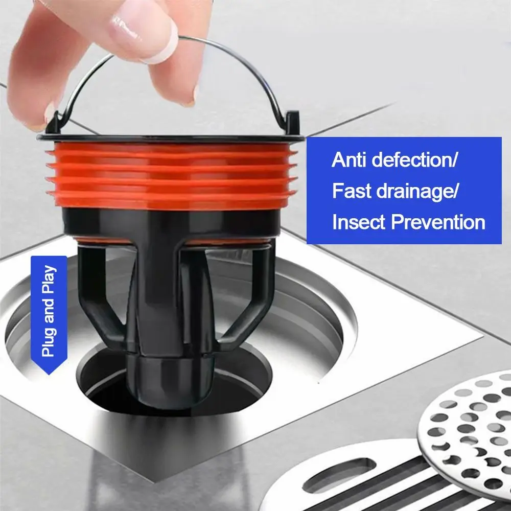 Insect Prevention Bathroom Floor Drain Core large outfall Colander Drain Cover Anti Odor Shower Drainer Bathroom Kitchen