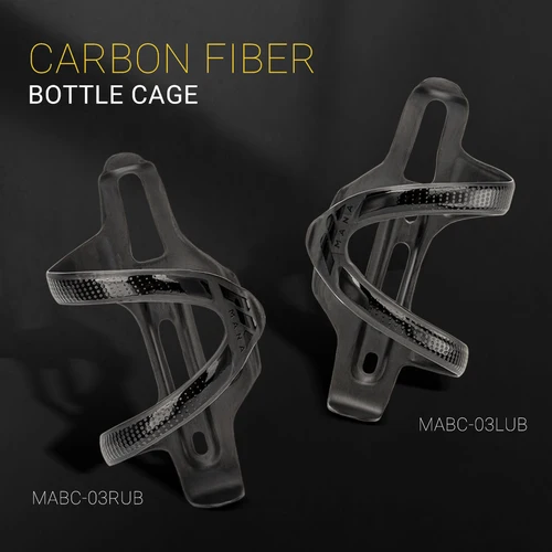 Imagen 2 del producto Portabotellas para bicicleta MANA, pintura lateral ultraligera de fibra de carbono completa UD/3K para grava de carretera MTB, peso de 15-20g