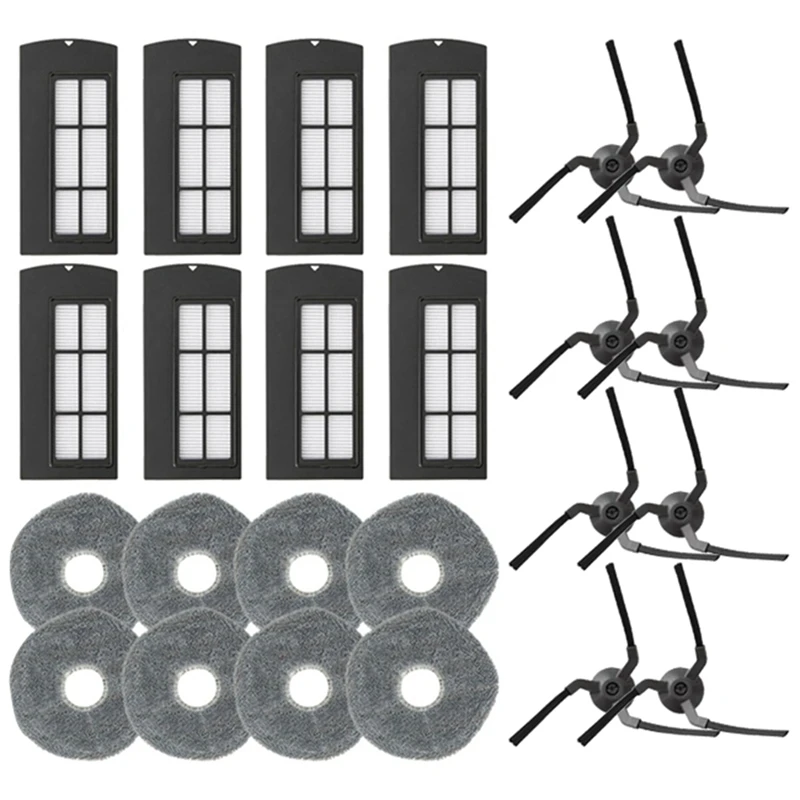 Compatible For Eufy X9 Pro Vacuum Cleaner Side Brush Hepa Filter Mop Cloth Rag Accessories Replacement Spare Parts