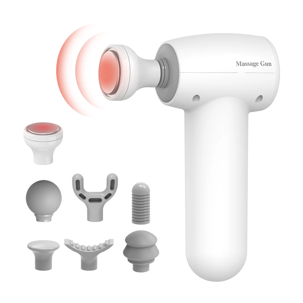 

Умная библиотека Ekang PL-659 Профессиональный портативный массажный пистолет для глубоких мышц, фасций, ручной массажный пистолет с подогревом, ударная спина, мини-мушк