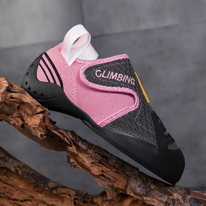 Professional Rock-Climbing Shoes Men Women Indoor Outdoor Climbing Shoes Beginners Mesh Rock-Climbing Bouldering Training Shoes