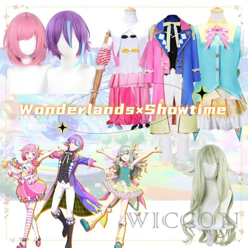 Project Sekai Colorful Stage Cosplay Kusanagi Nene Kamishiro Rui Otori Emu Cosplay Costume Clothes Wig Uniform Cosplay Stage