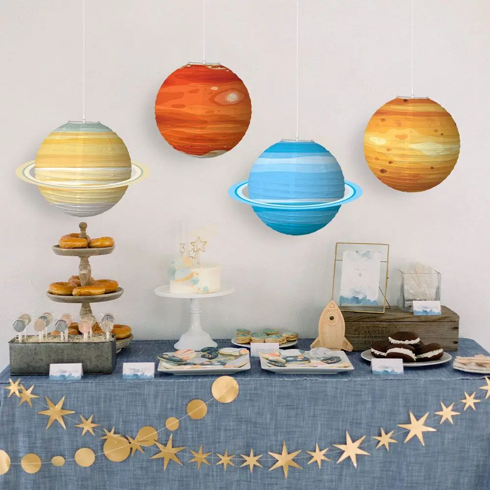 Mid-Autumn Festival Party Supplies Festive Supplies Paper Lanterns Moon Festival Lantern Starry Paper Lanterns Festival Lantern