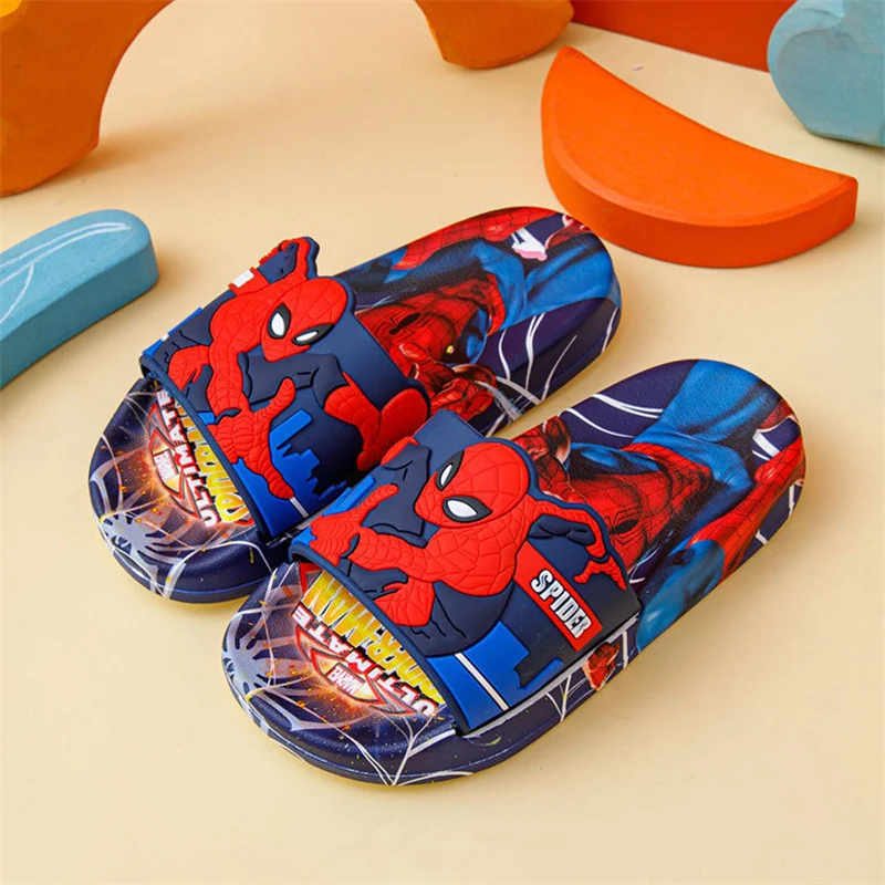 Kinder Hausschuhe Sommer Jungen Cartoon Home Indoor Anti Slip weiche Sohle Baby Hausschuhe Jungen Mädchen Hausschuhe Bad Schuhe Größe