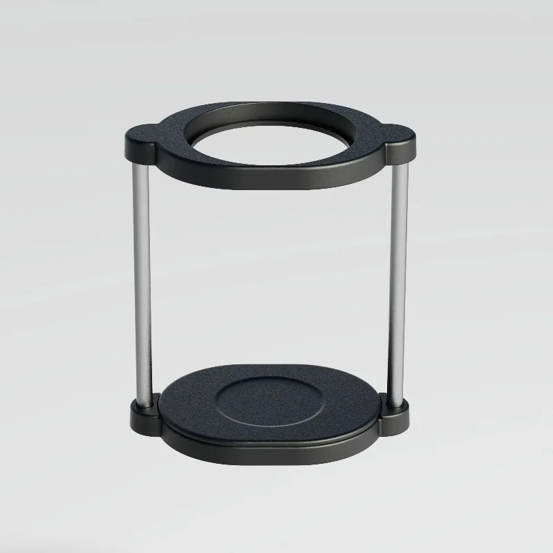 

Портативный универсальный держатель для кофе с подставкой из нержавеющей стали, мини-инструмент для приготовления эспрессо для дома, офиса и путешествий на открытом воздухе.