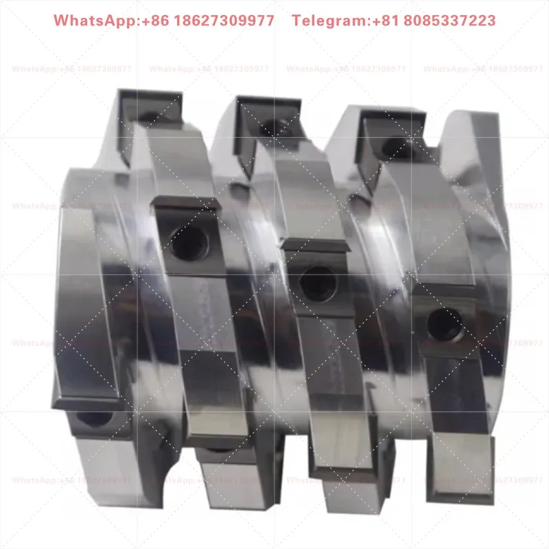 Spiral Milling Cutter Head Shaft Woodworking   Cutting Planer  Heavy Sprial Planing  Helical