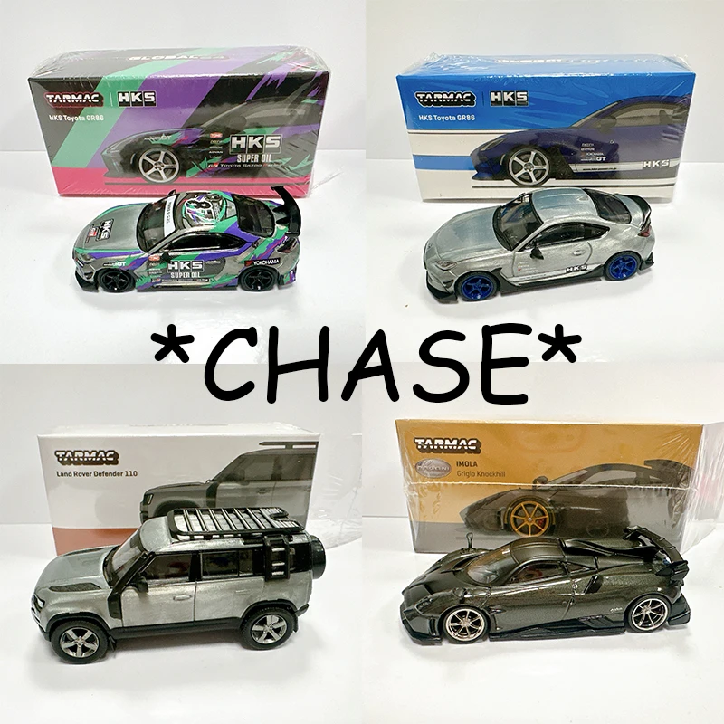 

**CHASE** Tarmac Works 1:64 Defender 110 Evolution HKS Toyota GR86 RX-7 Car Model Collection Miniature Toy Hidden Items TW