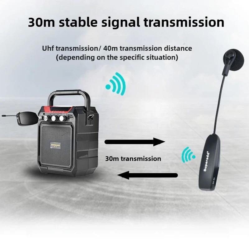 ميكروفون ERhu اللاسلكي المحمول القابل لإعادة الشحن ERhu لاقط الصوت مرحلة الأداء ميكروفون لاسلكي أجزاء الآلات الموسيقية