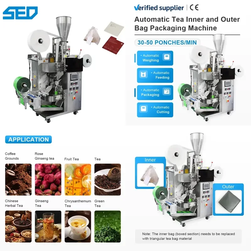 Recycling Machine 2026 Automatic Multi Function Triangle Bag Coffee Sachet Wrapping Packing Machine
