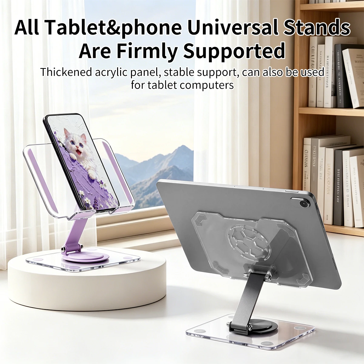 360° Rotatable Tablet Stand Ad - Laptop Ergonomic Accessories 评论和价格