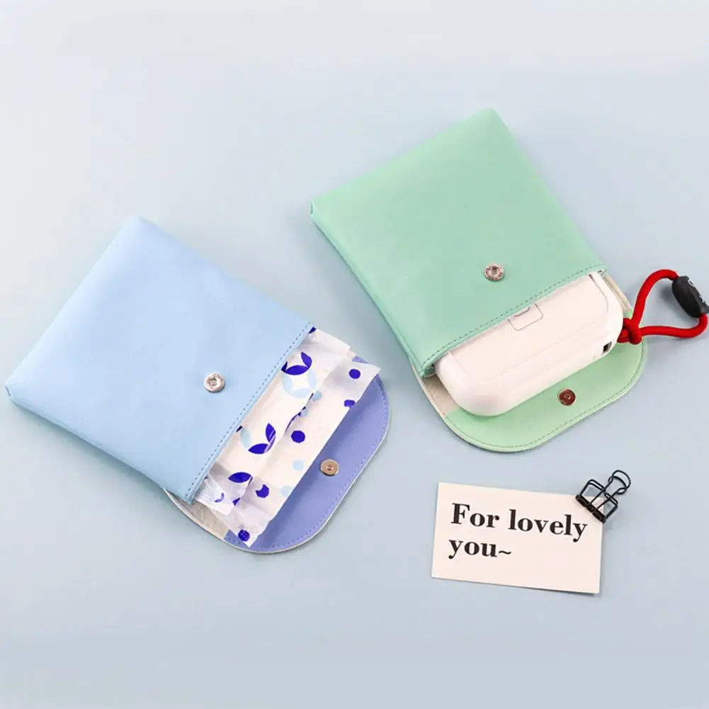 Portable Coin Purse  Cosmetic Bag Sanitary Napkins Makeup Lipstick Bags Sanitary Pads Keys Credit Cards Pouch Women\'s Bags