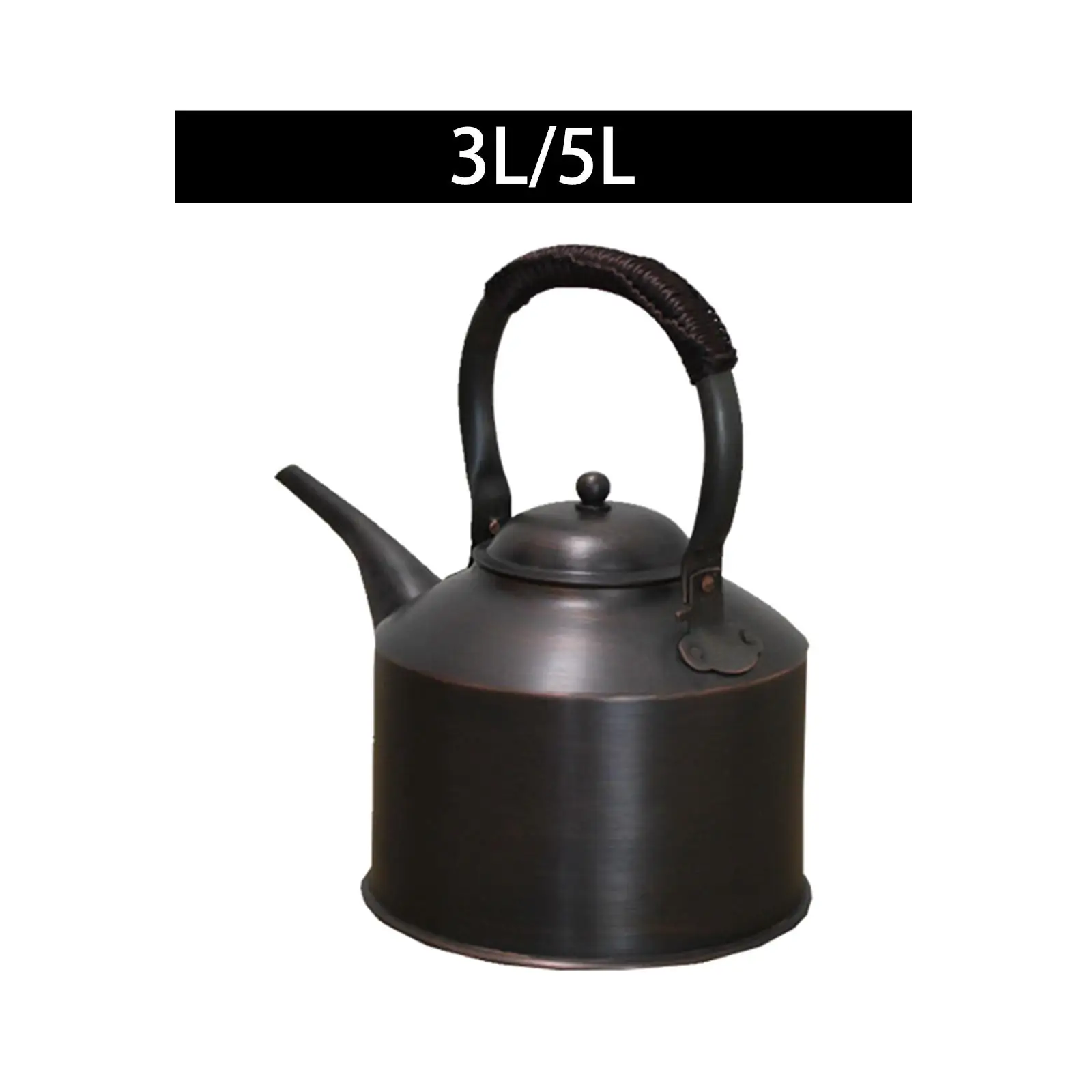 Copper Tea Kettle Practical Easy Use Small Copper Pot Hot Water Kettle Home Use for Tea Room Kitchen Restaurant Living Room