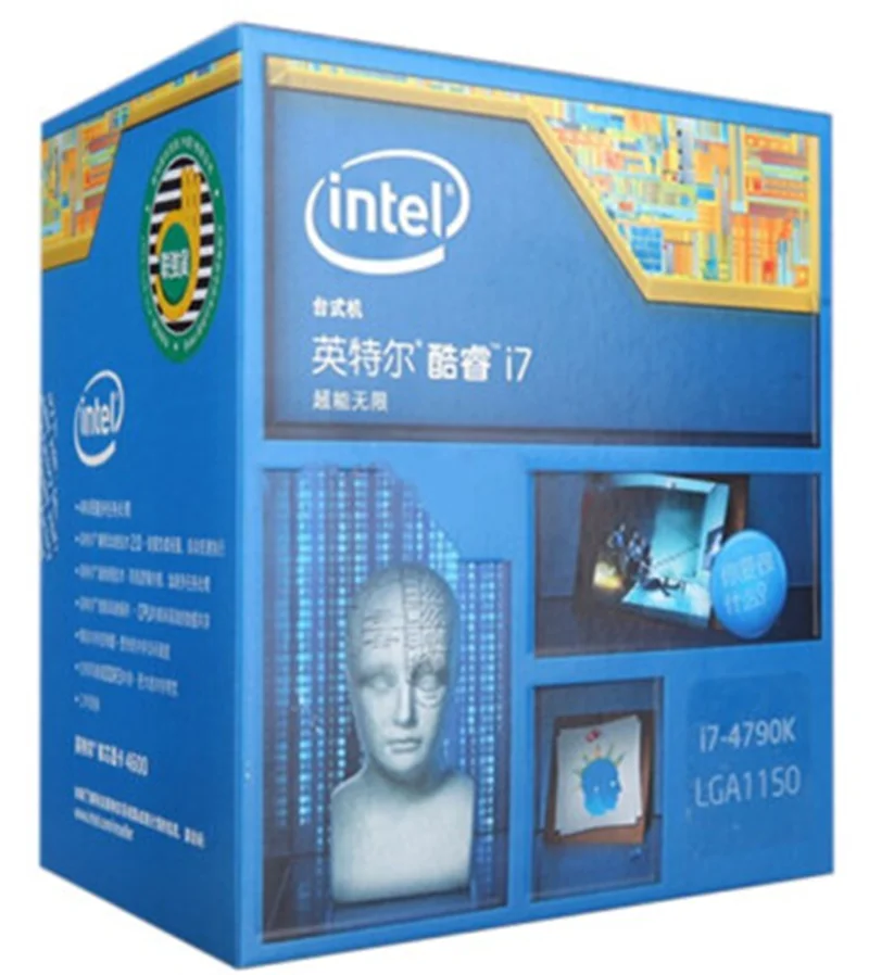 

For Intel Core i7-4790K CPU 4x4.0GHz 8mb Quad-Core LGA1150 Prozessor (Box)