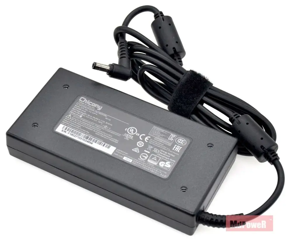 حقيقي 19.5 فولت 6.15A 120 واط Chicony A17-120P1A A120A041P رقيقة محول التيار المتردد ل Thunderobot G150S G150T N150SD Xmg A720 امدادات الطاقة