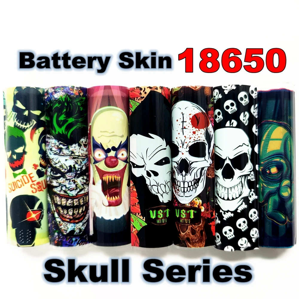 18650 Battery Wrap 5pcs Sticker Protective Skin Insulator Sleeve PVC Heat Shrinkable Tubing Battery Cover Case