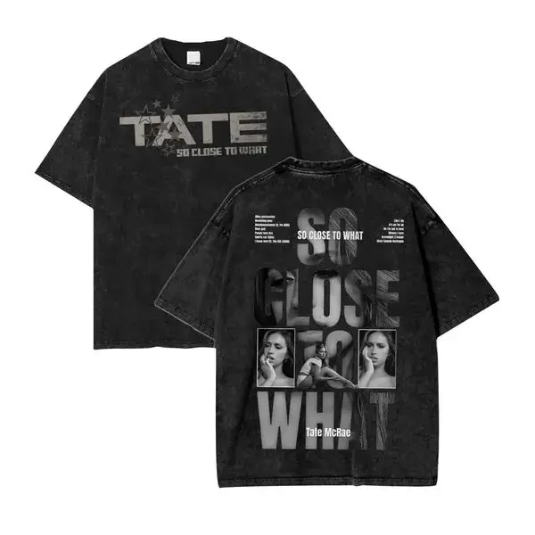 

Мужская стираная футболка 2025 Miss Possessive Tour, хлопковая футболка в стиле ретро, свободная футболка в стиле Харадзюку Y2K, унисекс