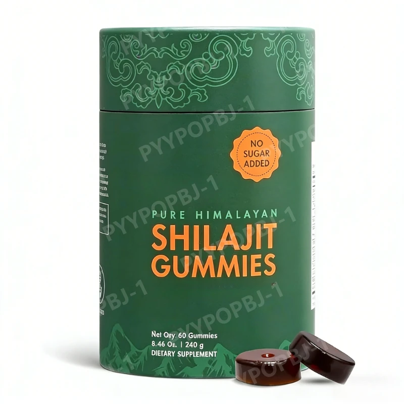 

Organic Himalayan Gummies Fulvic Acid Mineral Supplement Natural Energy Support Ginseng Non GMO Vegan 60 Pieces