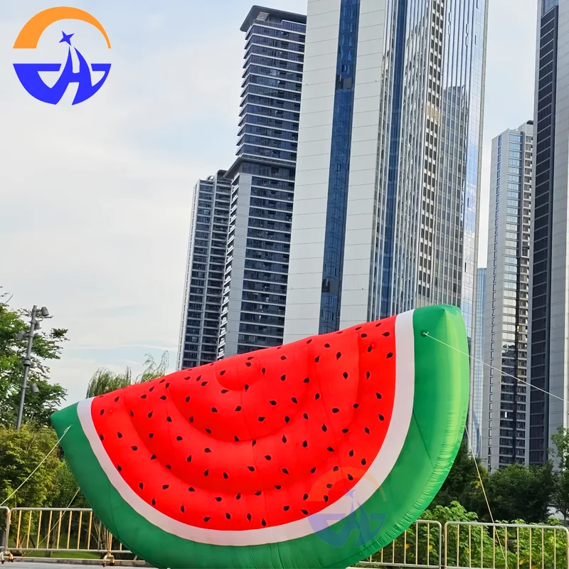 دعامات البطيخ العملاقة القابلة للنفخ المخصصة مع منفاخات، مناسبة للأنشطة الخارجية وشاشات ديكور مركز التسوق