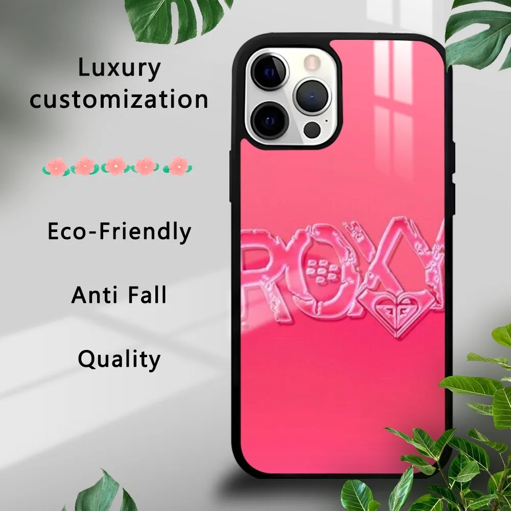 

Cute R-RoxyeS Phone Case For iPhone 16 15 14 13 12 11 Pro Xs Max Mini Plus Celulares Hard Funda