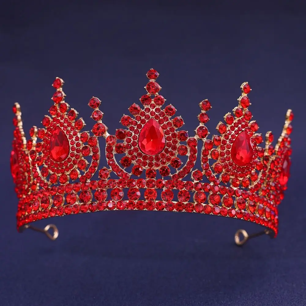 

Аксессуары для волос, роскошные хрустальные диадемы, повязка на голову, стильная сверкающая корона со стразами, элегантная свадебная тиара, конкурс