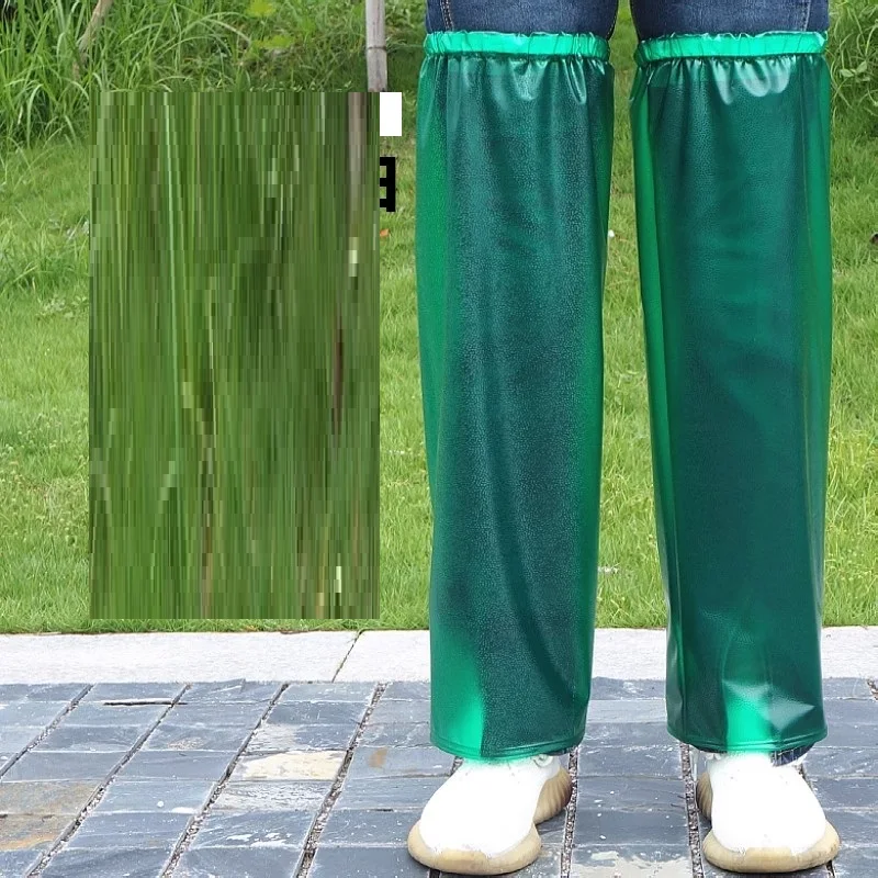 Porca impermeabile in PVC antipioggia, manica per gamba, motociclista