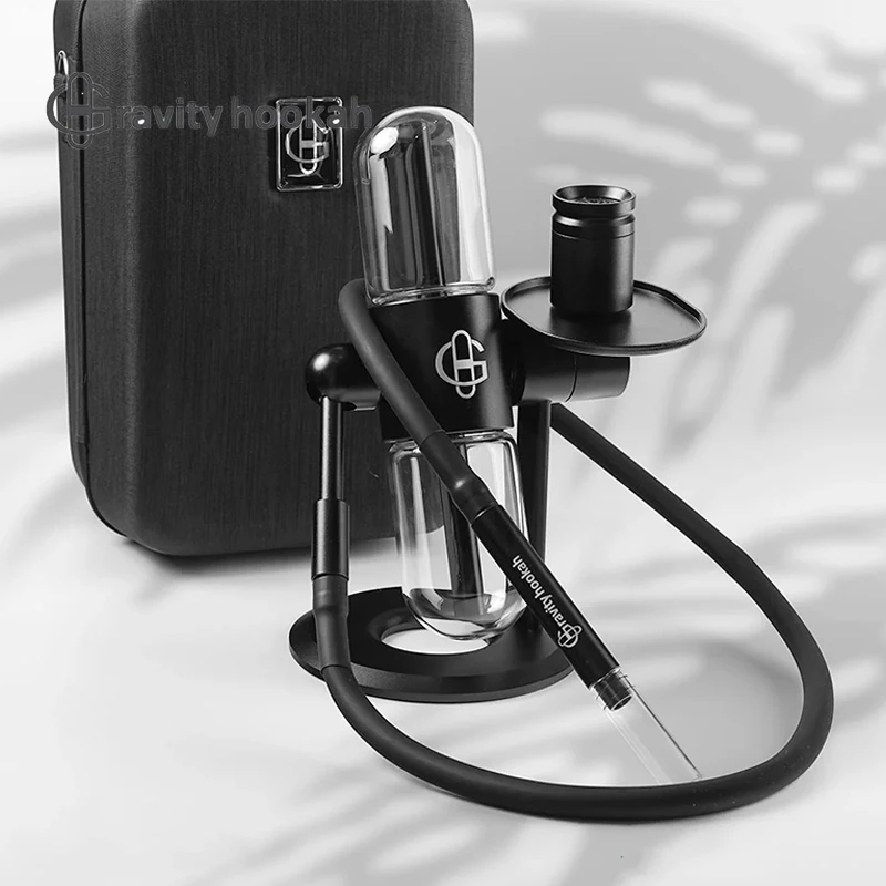 

Original G Gravity Smoking Pipe Hookah Set with Travel Handbag Glass Smoke Herb Bowl Grass Water Pipe Shisha Hooka Complete Set