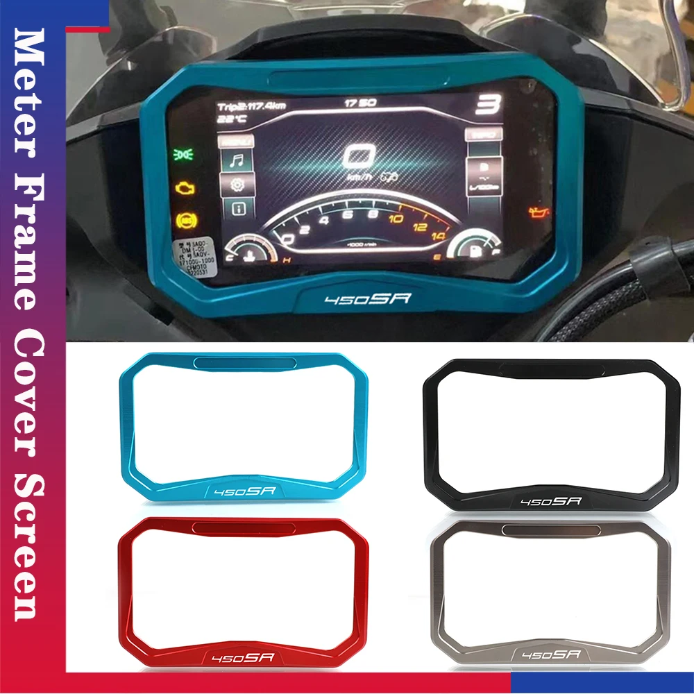 

2023 2024 FOR CFMOTO CF MOTO 450SR 450 SR 2022 New Motorcycle CNC Meter Frame Cover Screen Glare Shield Instrument Display Guard