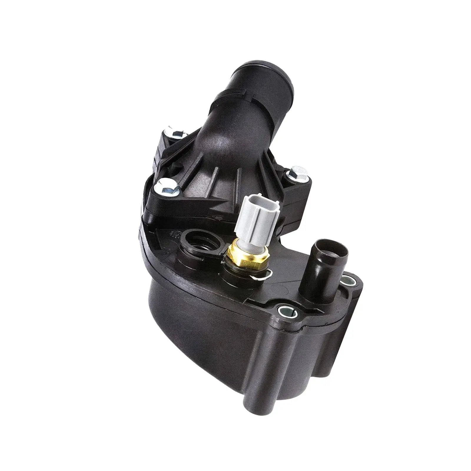 ตัวเรือนเทอร์โมสตัทและชุดเซ็นเซอร์สีดํา 6L2Z8592fa ติดตั้งอุปกรณ์ซ่อมรถยนต์ได้อย่างง่ายดายแทนที่