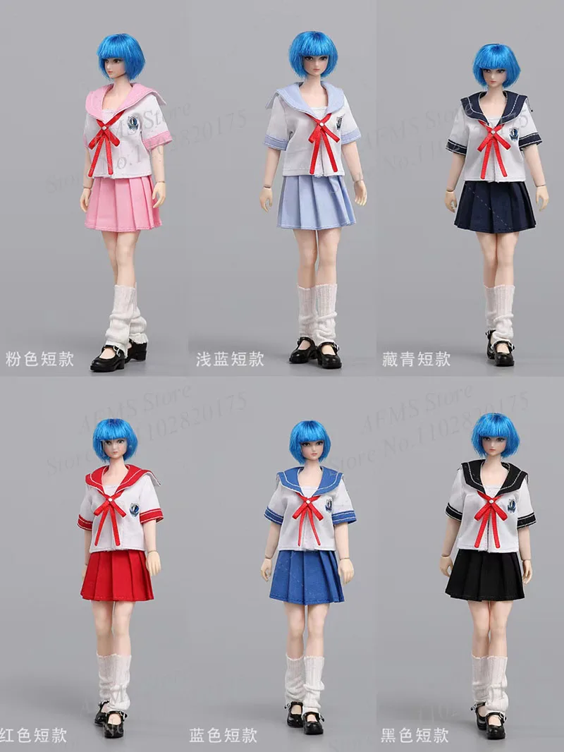 Cdtoys Cd047 1/12 Women Soldier Sailor Suit Shirt Skirt Classic JK Uniform Clothes Accessory Bag Fit 6Inch Action Figure Body