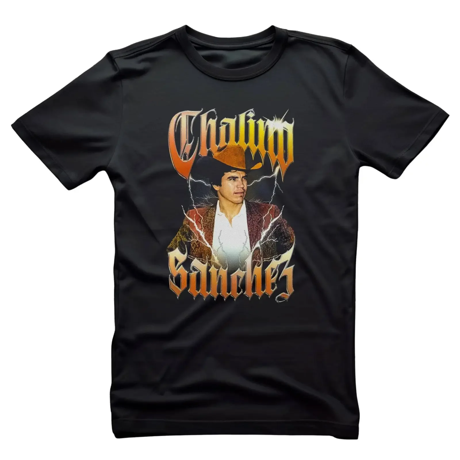 Chalino Sanchez Black  Cotton T shirt Size vintage Washed Unisex Soft homme Breathable designer clothes streetwear Stylish