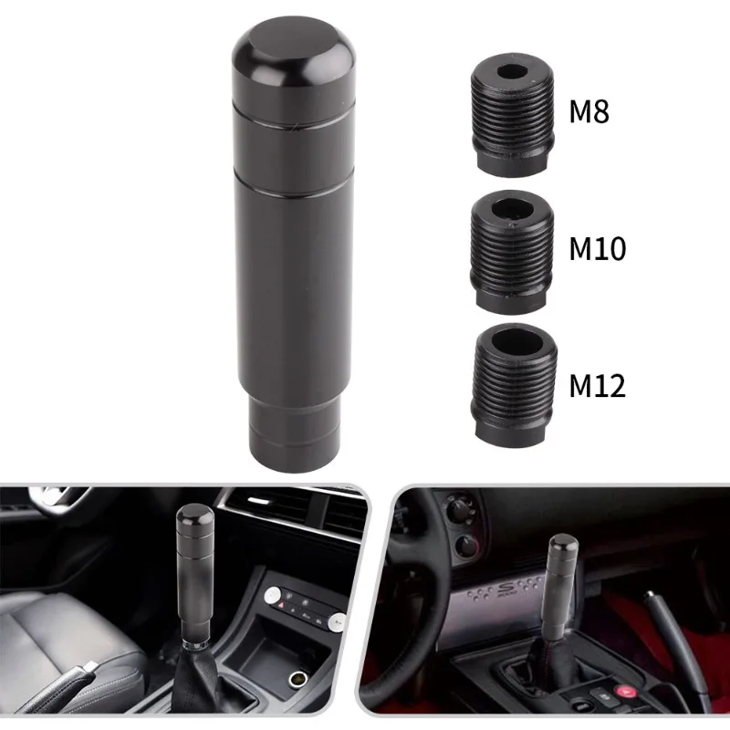 ملحقات تعديل السيارة 13 سنتيمتر سبائك الألومنيوم والعتاد رئيس التحول عصا اليد ، موجة عصا رئيس والعتاد مقبض رئيس مقبض ذراع السرعة