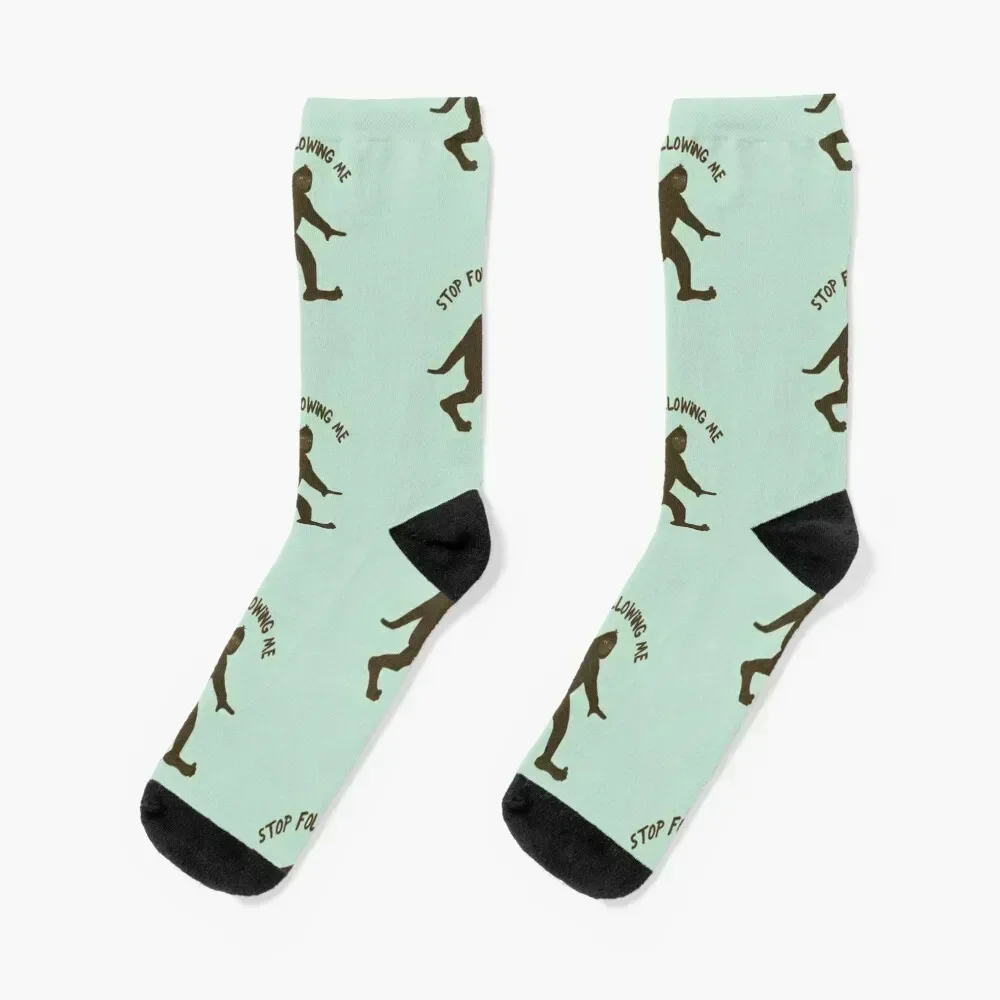 

Funny, Slightly Paranoid Sasquatch Socks sports stockings shoes luxury heated Luxury Woman Socks Men's