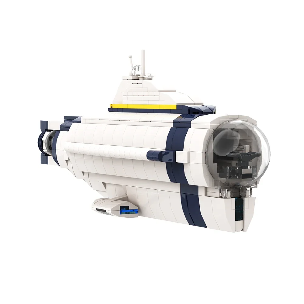 Gobricks MOC Subnautica Gioco Seamoth Veicolo Sottomarino Building Blocks Kit modello Subnautica Mini Sub Mattoni Assemblaggio Giocattoli Regali