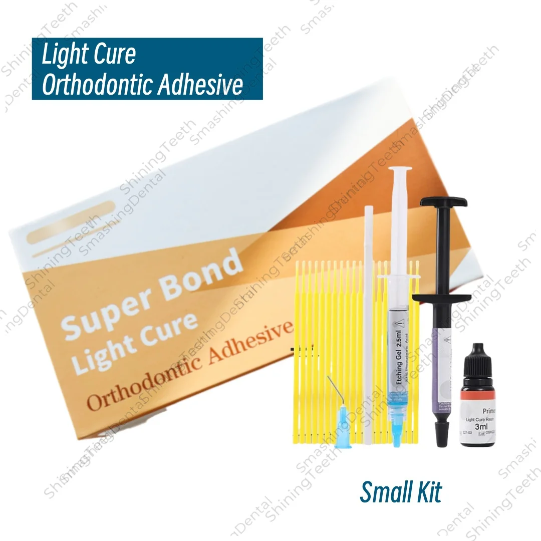 

Dental Bracket Braces Glue Orthodontic Bonding Light Cure Resin Composite Kit Small kit