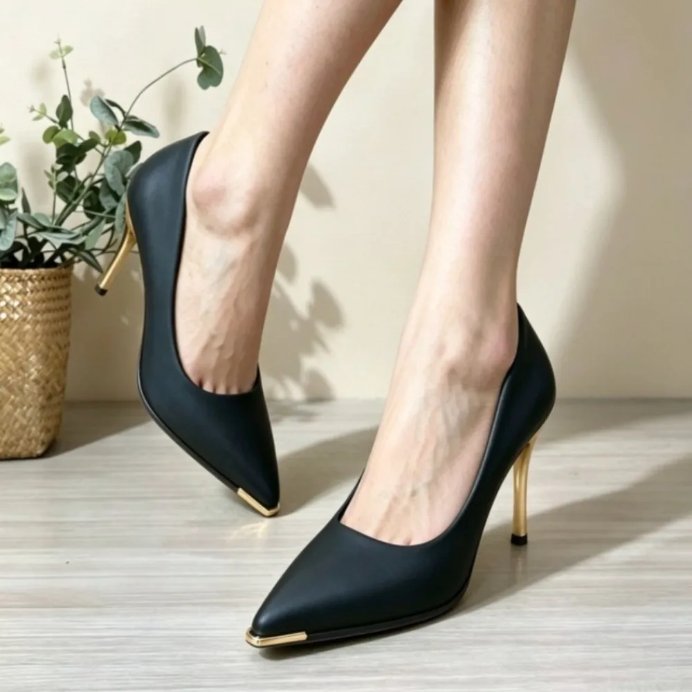 High Heels Women Slim Heels  Spring and Summer 2026 New All-in-one Pointed Work Career Single Shoes