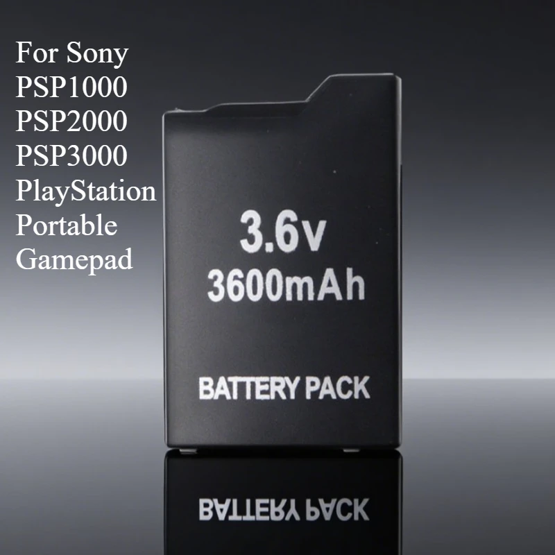 

In Stock 3600mAh lithium Battery for Sony PSP1000 /2000 /3000 PlayStation Portable Gamepad
