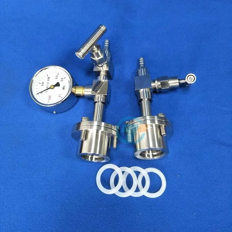 2025 Quartz Tube Vacuum Sealing Flange Assembly for 1