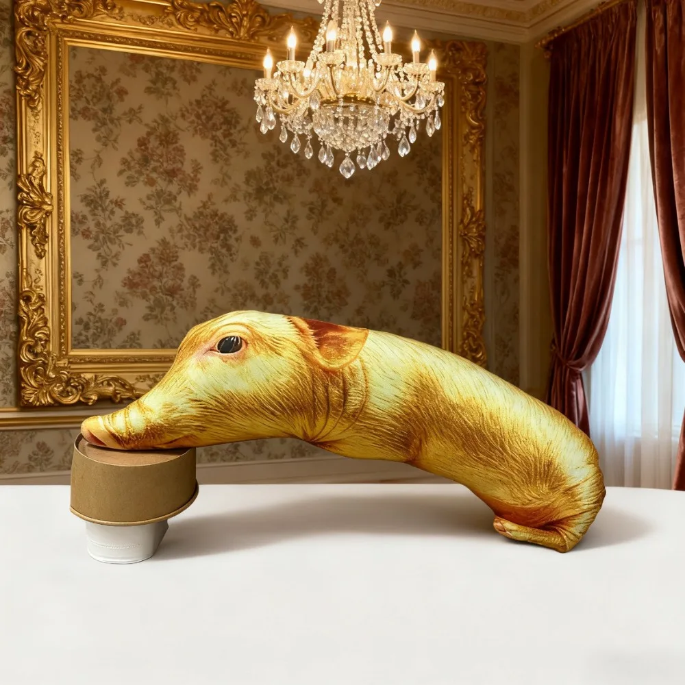 Plush Material Animal Body Pillow 40cm Size PP Cotton Filled Animal Cushion Doll Toys Soft Texture Cute Design