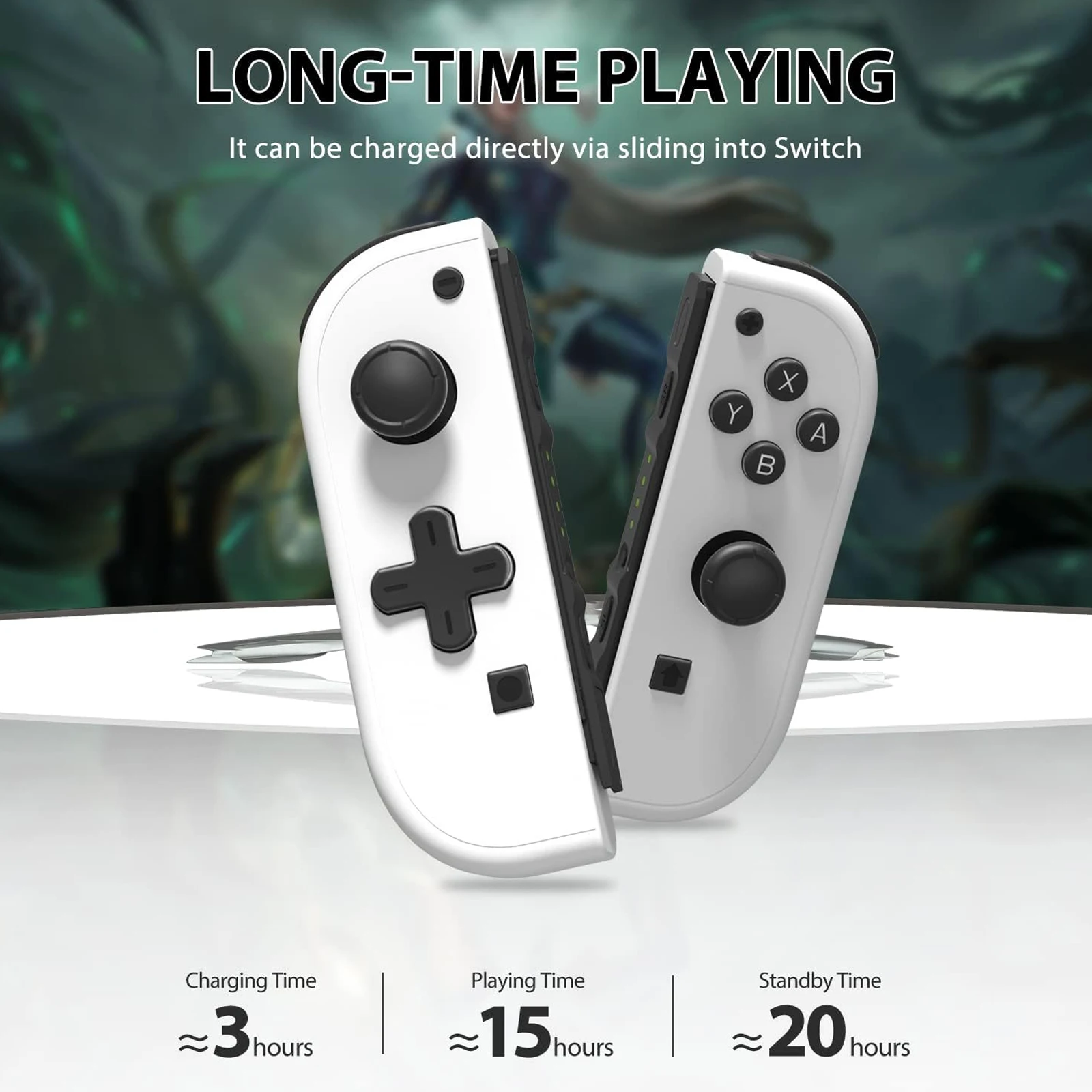 Switch Controllers Joypad Support 6-Axis Gyro Switch Joypad Compatible Withwitch Joy pad Controller Support Wake-up Function