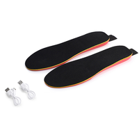 Cuttable Rechargeable Insoles Heated Insoles Foot Warmer Wireless Remote Electrically Heated
