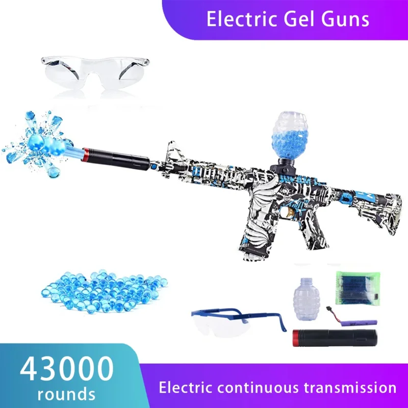 M416 Rifle Shooters Cs Combat Airsoft Outdoor Games Children And Adults Electric Gel Guns Graffiti Toys Hydrogel Beads